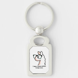 Hipster Llama Sleutelhanger