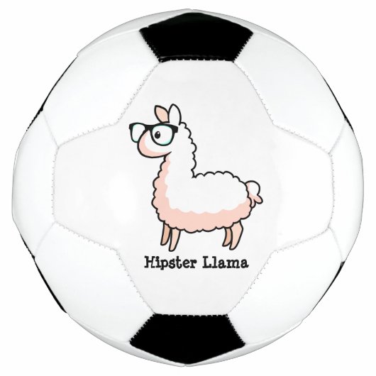Hipster Llama Voetbal (Voorkant)