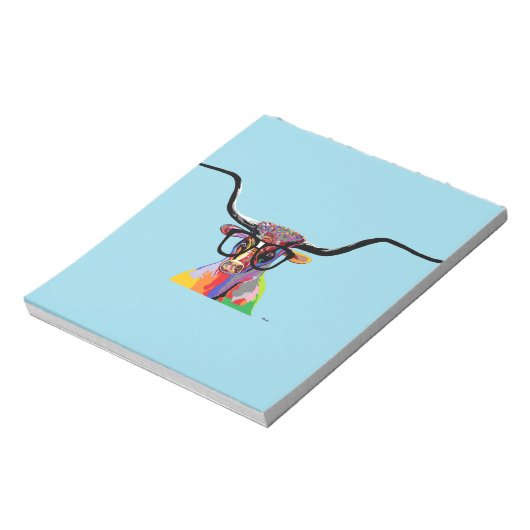 Hipster Longhorn Notitieblok (Gedraaid)