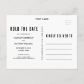 Hipster Love | Het Briefkaart Datum opslaan (Achterkant)