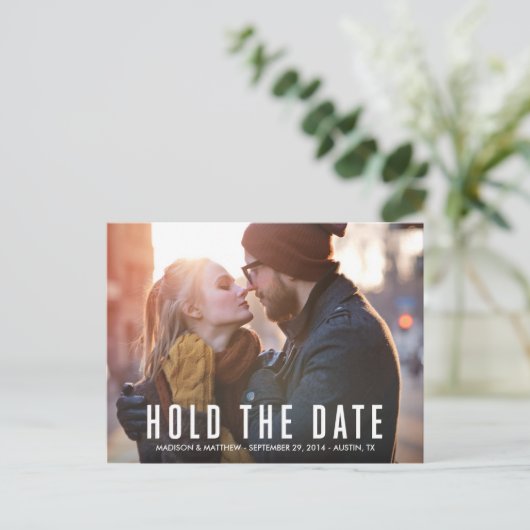 Hipster Love | Het Briefkaart Datum opslaan (Staand voorkant)