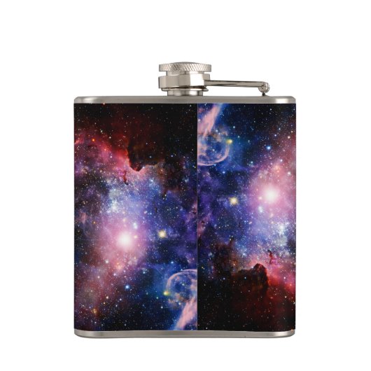 Hipster Melkwegkat Heupfles (Achterkant)