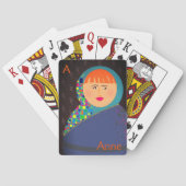 Hipster Moderne Matryoshka Kleurrijke Russische po Speelkaarten (Achterkant)