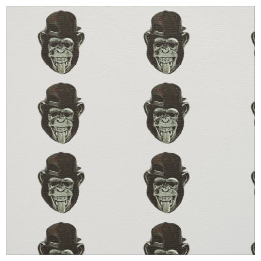 Hipster Monkey Stof (Swatch)