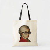 Hipster Mozart Tote Bag (Voorkant)