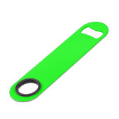 Hipster Mustache Alien Speed Flessenopener (Achterkant Gekanteld)