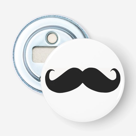 Hipster Mustache Bottle Opener (Voorkant)