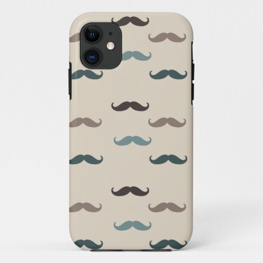 Hipster Mustaches Case-Mate iPhone Case (Achterkant)