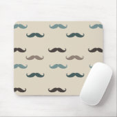 Hipster Mustaches Muismat (Met muis)