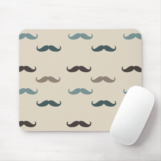Hipster Mustaches Muismat (Met muis)