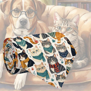 Hipster Nepzijde Stijlvolle Katten Herenmode Stropdas