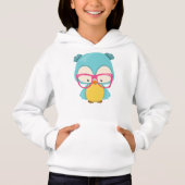 Hipster Owl, Chouette Avec Lunettes, Chouette Mign (Devant)