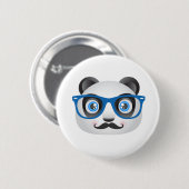 Hipster Panda Button (Voorkant /achterkant)