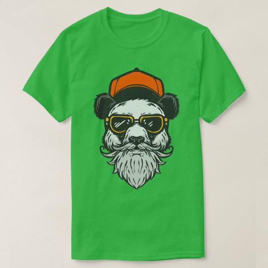Hipster Panda T-shirt (Design voorkant)