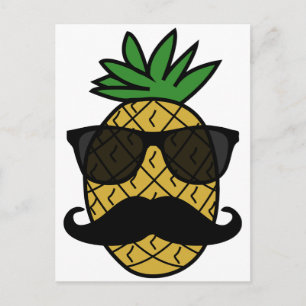 Hipster Pineapple Briefkaart