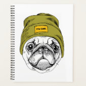 Hipster Pug | Het is Cool Planner (Voorkant)