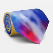 *~* Hipster Rainbow Retro Psychodelic Tie stropdas (Opgerold)