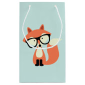 Hipster Red Fox Klein Cadeauzakje (Achterkant)