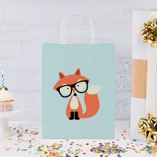 Hipster Red Fox Klein Cadeauzakje