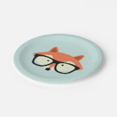 Hipster Red Fox Papieren Bordje (Gekanteld)