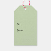 Hipster rendier rustieke kerstcadeau Label Cadeaulabel (Achterkant)