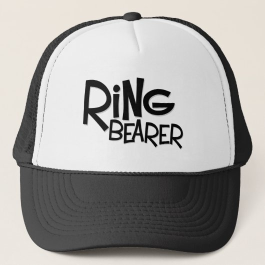 Hipster Ring Bearer Trucker Pet (Voorkant)