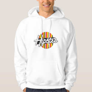 Hipster Rockabilly-ontwerp Hoodie