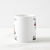 Hipster Rooster Funny Gezegde Koffiemok (Center)