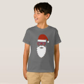Hipster Santa Claus T-shirt (Voorkant volledig)