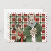 Hipster Santa Collectie Briefkaart (Voorkant / Achterkant)