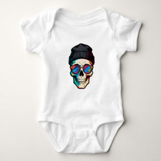 Hipster Skully Romper
