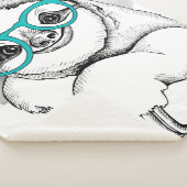 Hipster-sleuf Sherpa Deken (3/4)