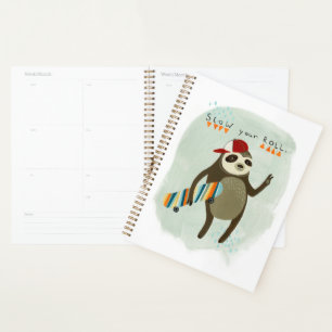 Hipster-sleuf Vertraag uw rol Planner