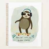 Hipster Sloth | Rollin' Avec Mes Jams Lents (Devant)