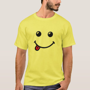 Hipster Smile mock gezicht grappige shirts T shirt
