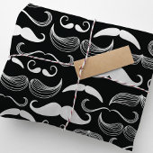 Hipster snor patroon tissuepapier