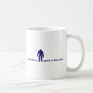 Hipster SQUATCH IN DEZE BOSSEN - Bigfoot vinden Koffiemok