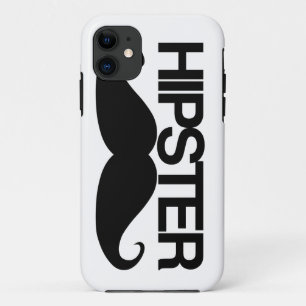 Hipster Stache iPhone 11 Hoesje