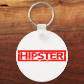 Hipster Stamp Sleutelhanger (Achterkant)