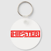 Hipster Stamp Sleutelhanger (Achterkant)