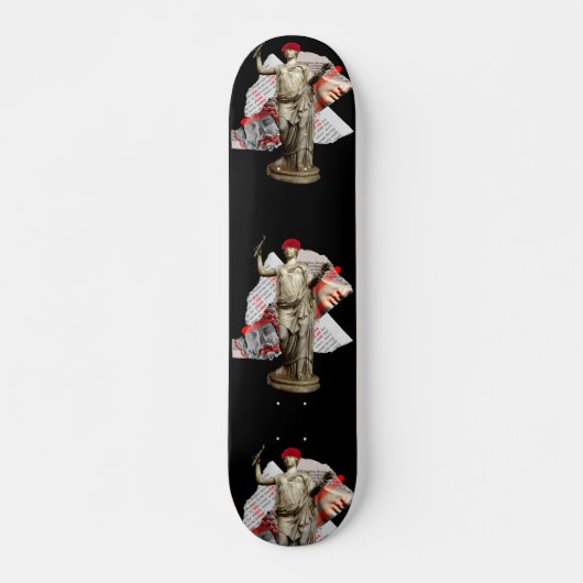 Hipster Statue Skateboard (Devant)