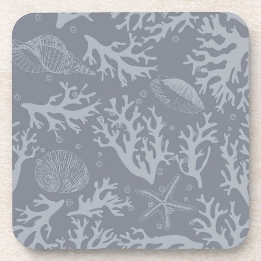 Hipster Style Coral Reef Bier Onderzetter (Voorkant)