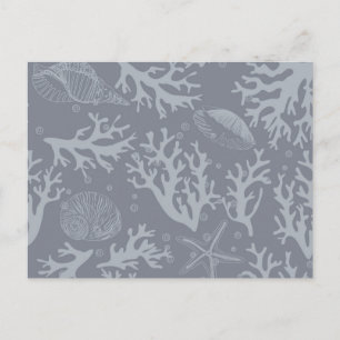 Hipster Style Coral Reef Briefkaart