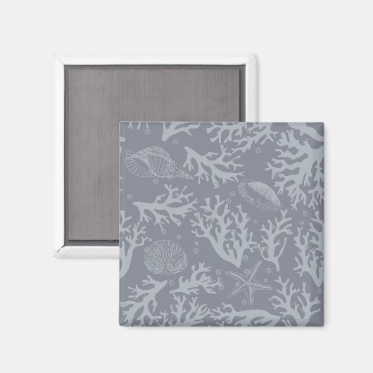 Hipster Style Coral Reef Magneet (Voorkant / Achterkant)