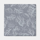 Hipster Style Coral Reef Magneet (Voorkant)