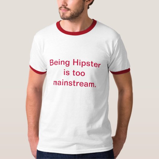Hipster T-shirt (Voorkant)