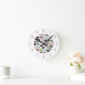 Hipster Thed Clock Ronde Klok (Huis)