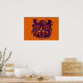 Hipster Tiger Poster (Keuken)