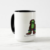 Hipster Turtle Coffee-Mok Mok (Voorkant links)