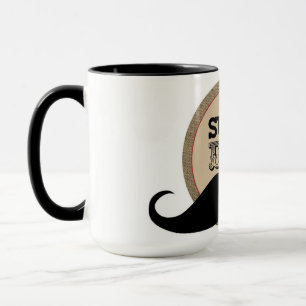 Hipster vader Mokken: De ultieme snor Collectie Mok